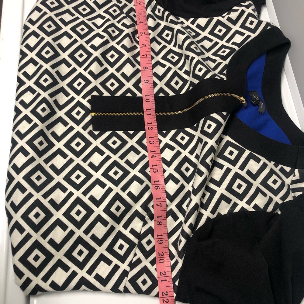 EUC Tahari Arthur S. Levine Black & White Dress - Picture 15 of 15